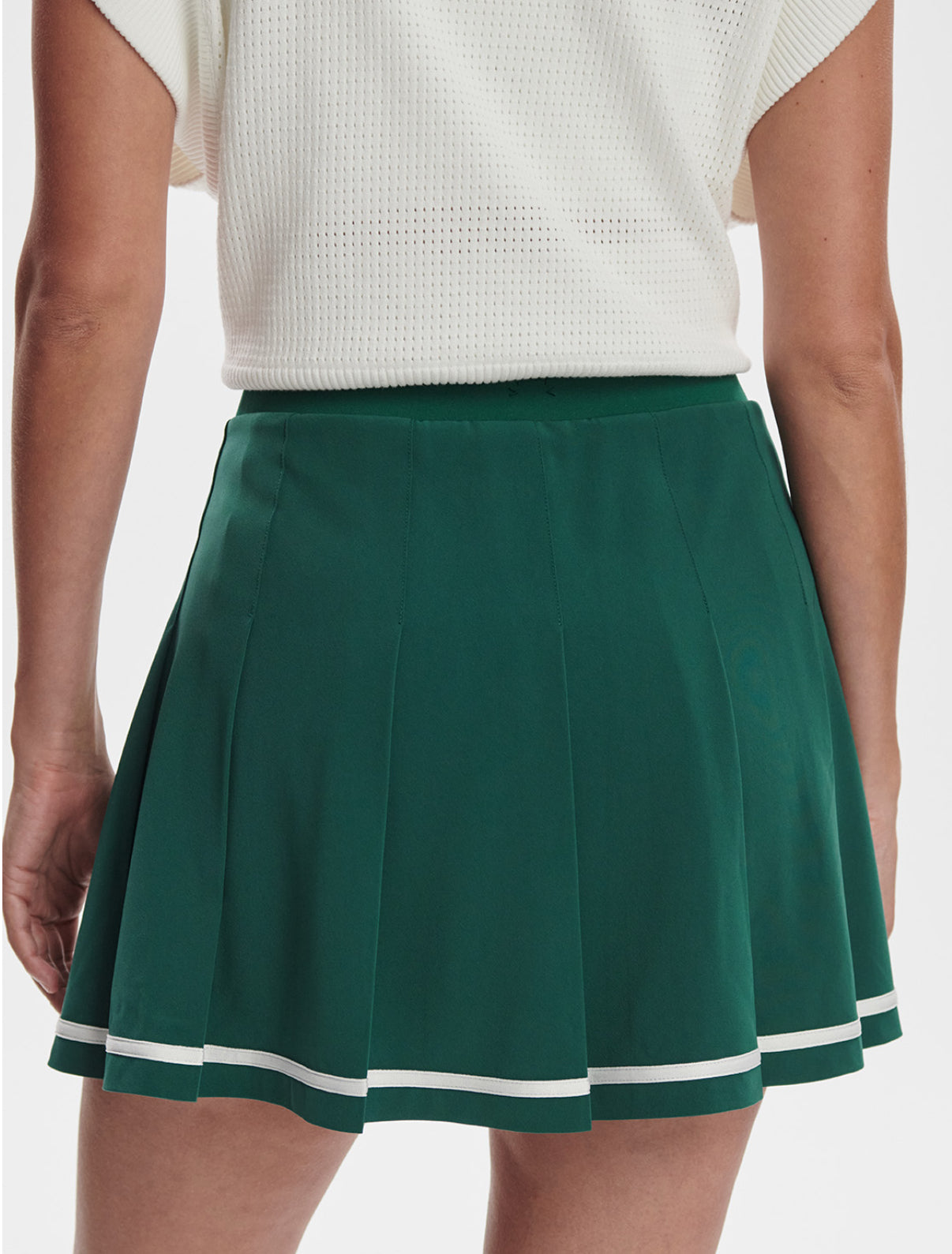 Clarendon High-Rise Skort 16"-Forest