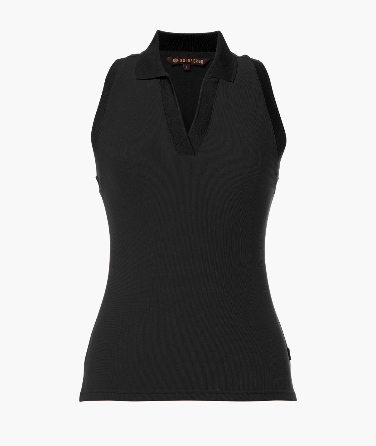 CAROLINE sleeveless top- black