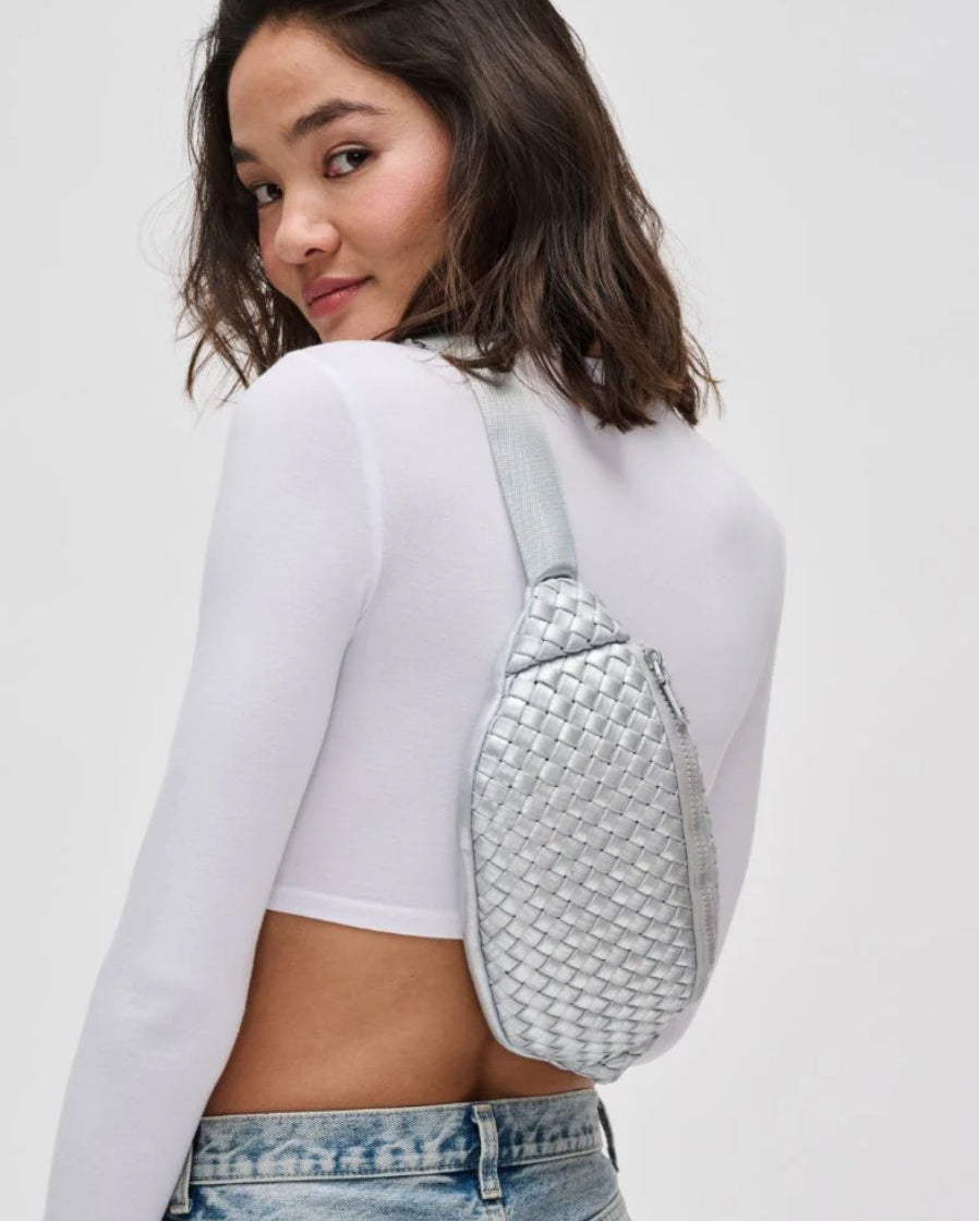 Aim High Belt Bag- Silver