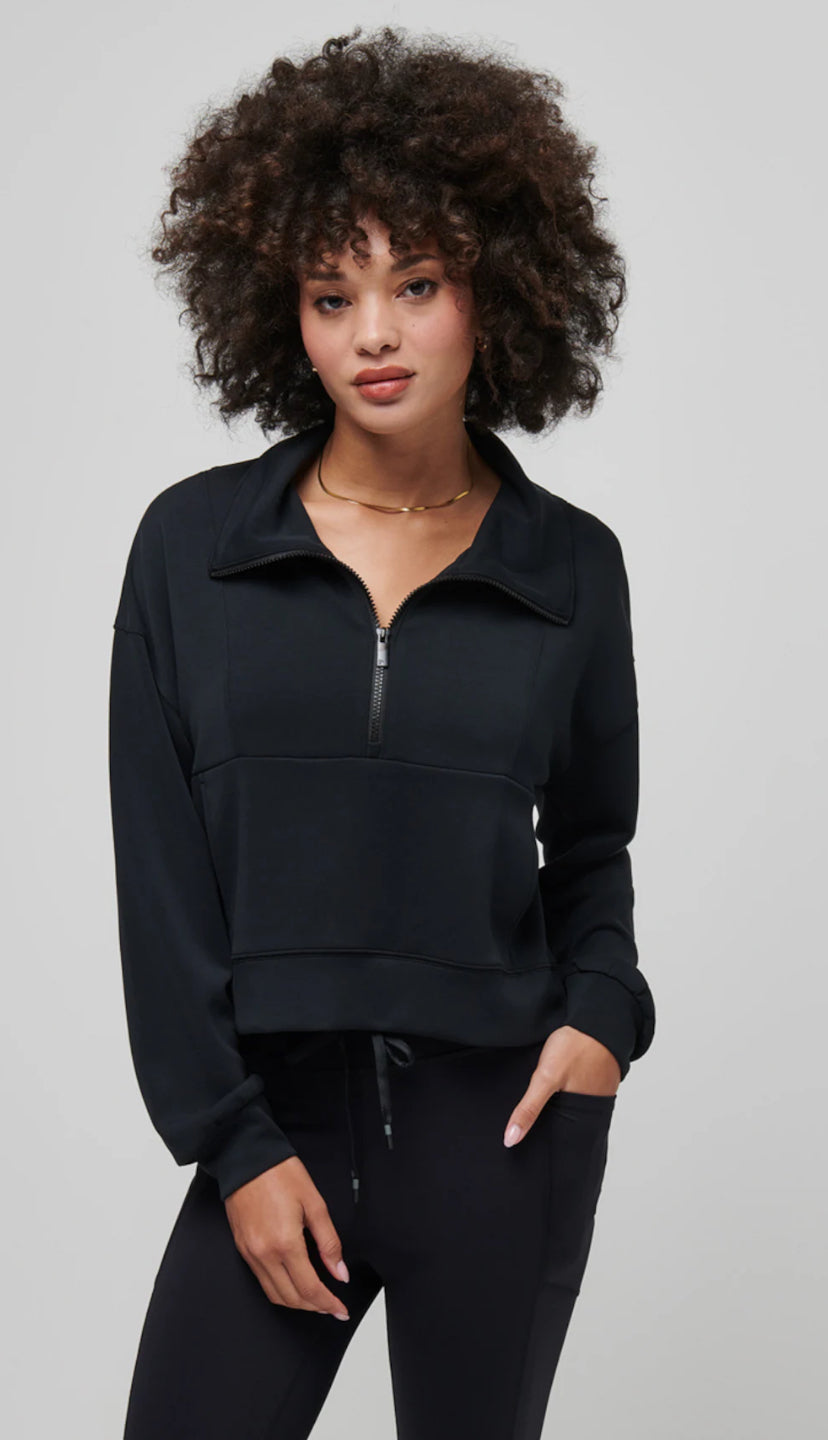 Skyloft Soft Half Zip- Black