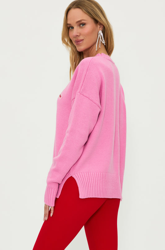 Callie Sweater- Gumdrop Pink