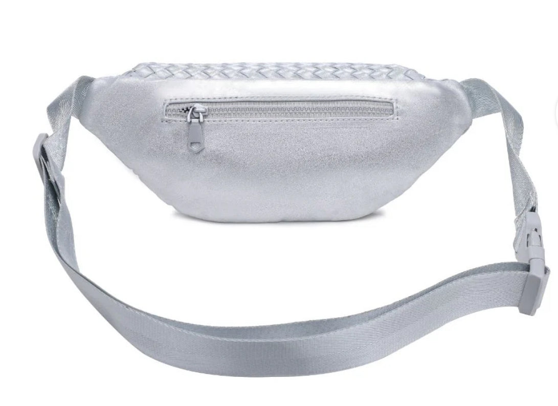 Aim High Belt Bag- Silver