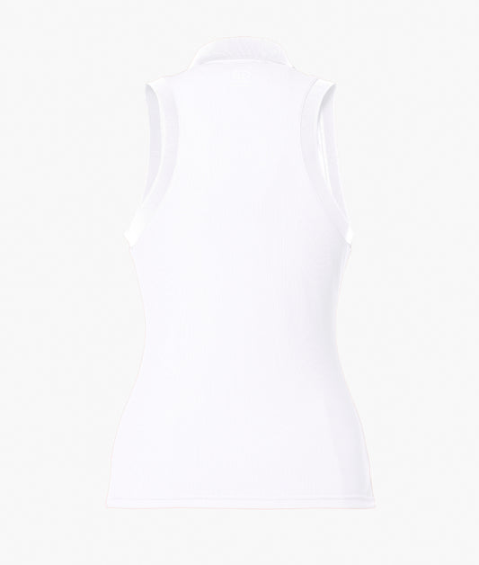 CAROLINE sleeveless top- white