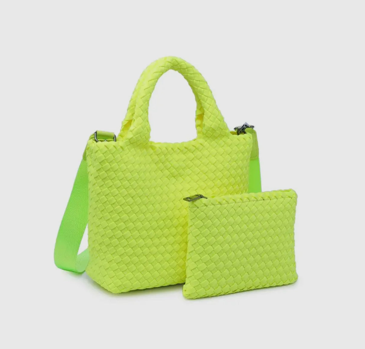 Sky’s the Limit Small Crossbody-Neon Yellow