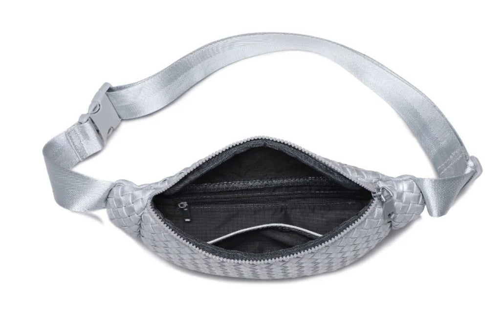 Aim High Belt Bag- Silver