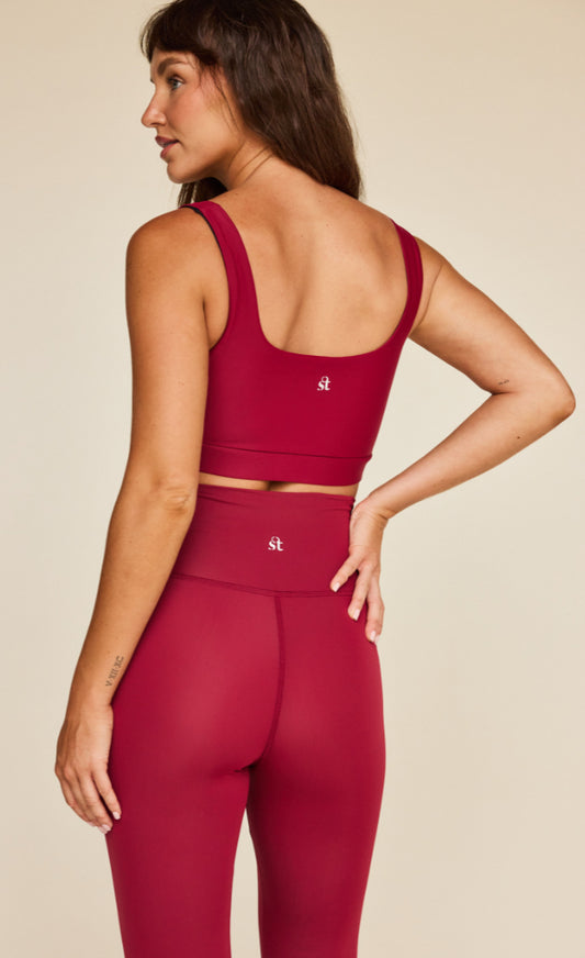 Kennedy Legging- maroon