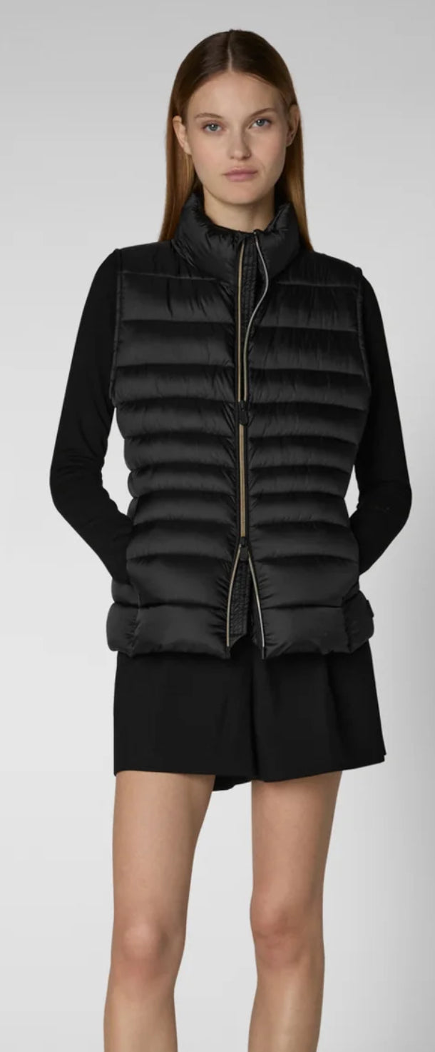 Lynn Puffer Vest- Black