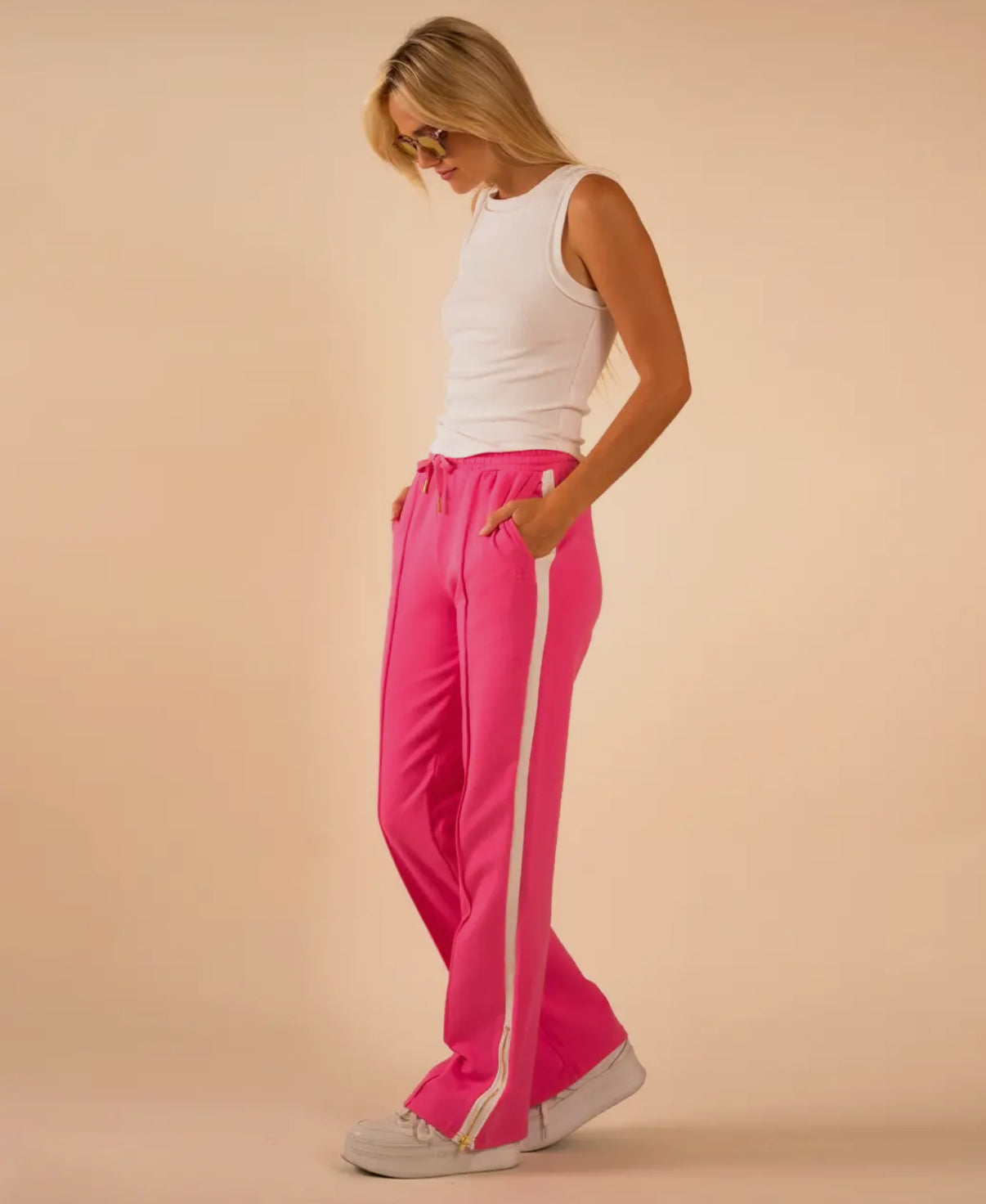 Jordan Interlock Pants- Pink