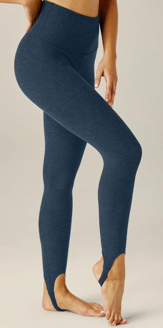 Spacedye Well Rounded Stirrup Legging- Nocturnal Navy