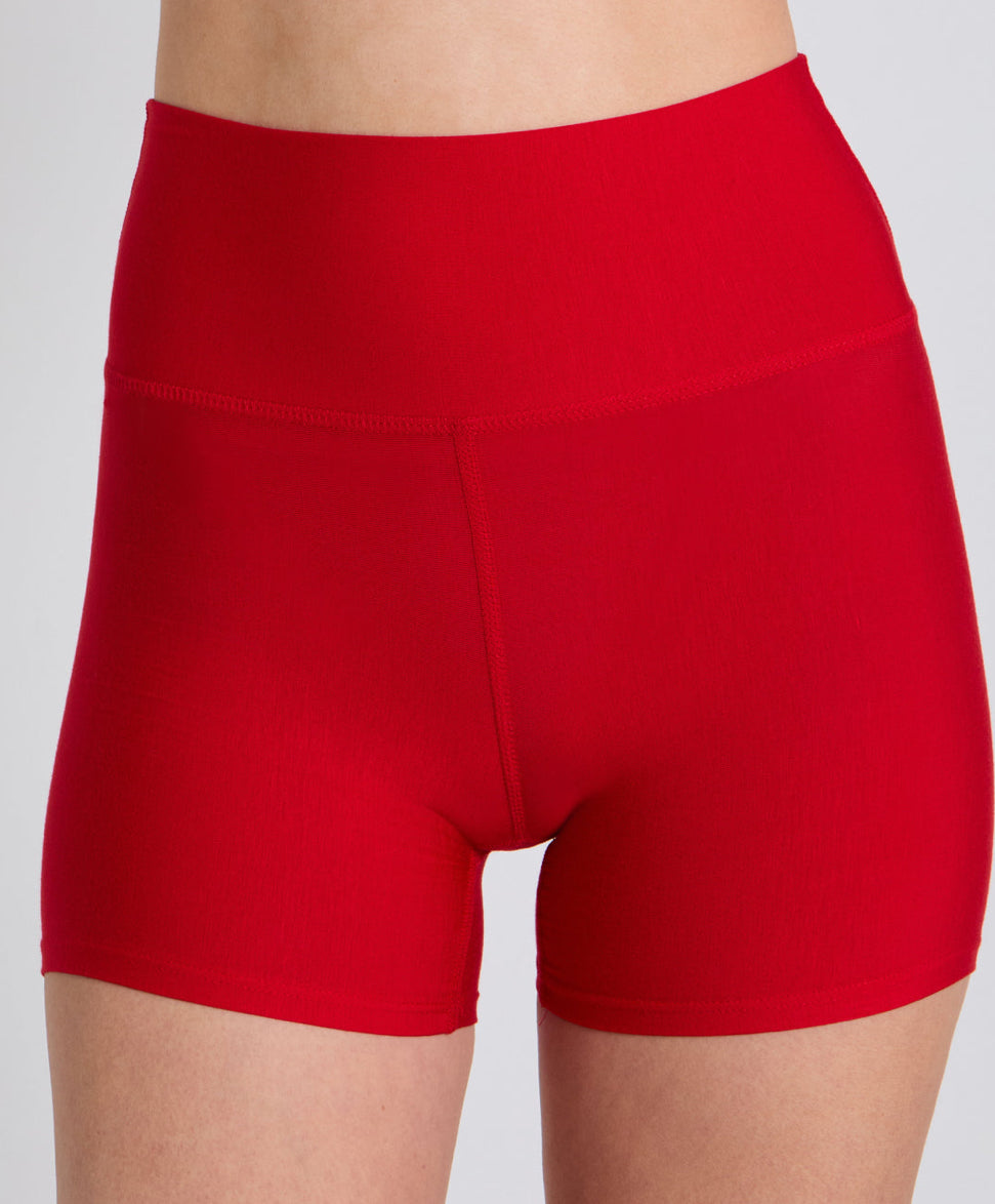 All Day Liner Shorts-Red