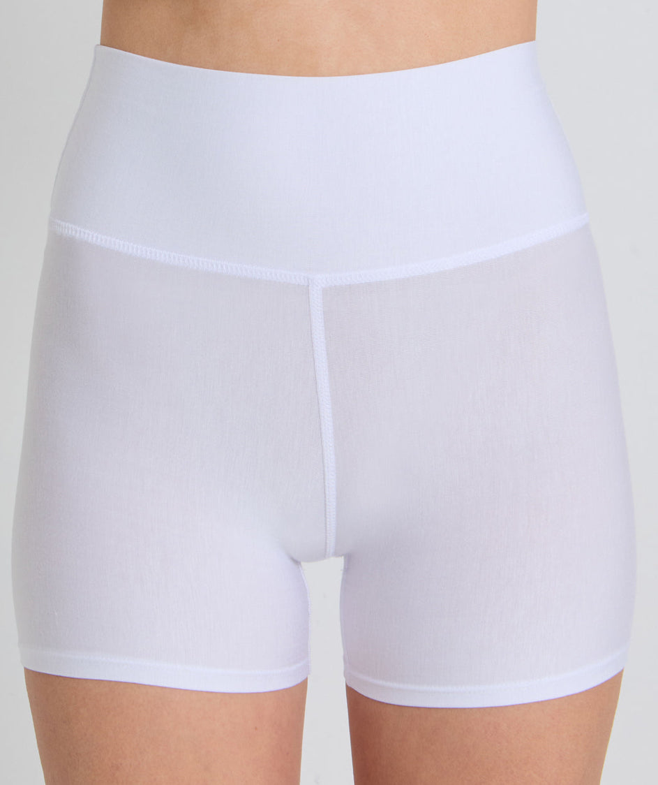 All Day Liner Shorts-White