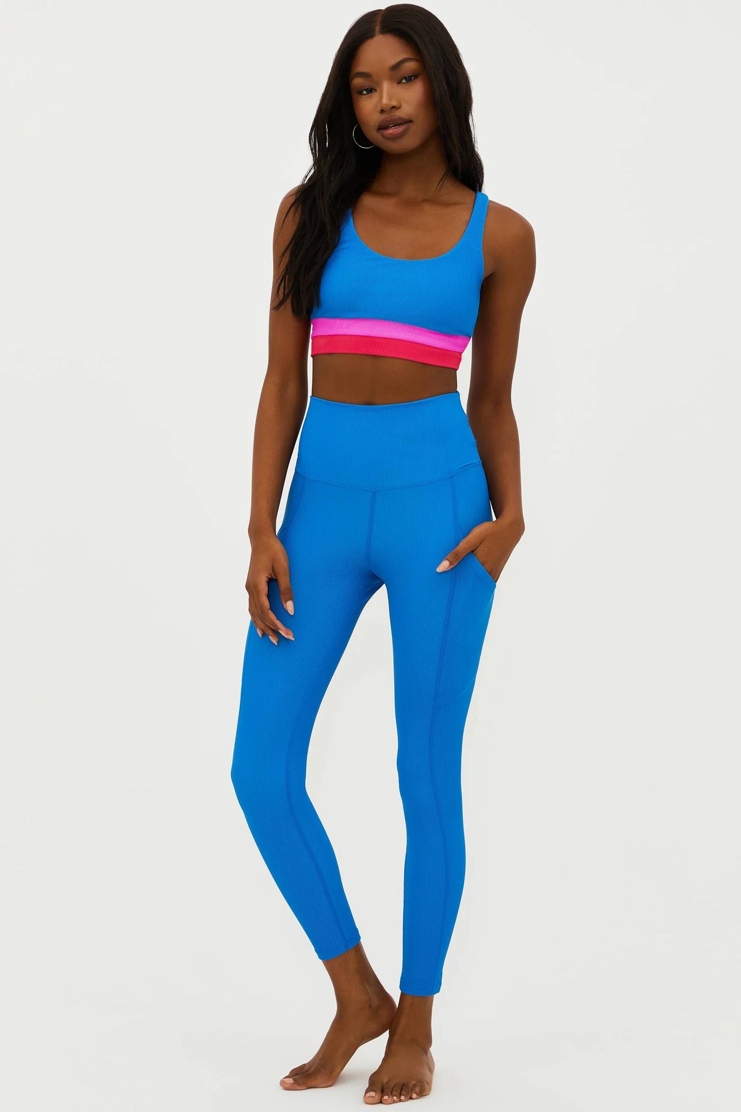 Summer legging- bluebell