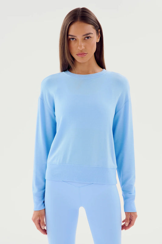 Sonja Fleece Sweatshirt- Skylight