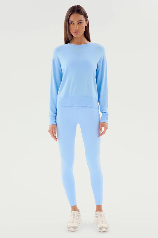 Sonja Fleece Sweatshirt- Skylight