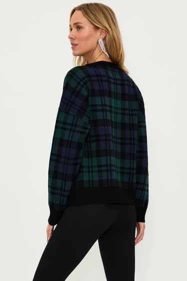 Joey Sweater- Wintergreen Plaid