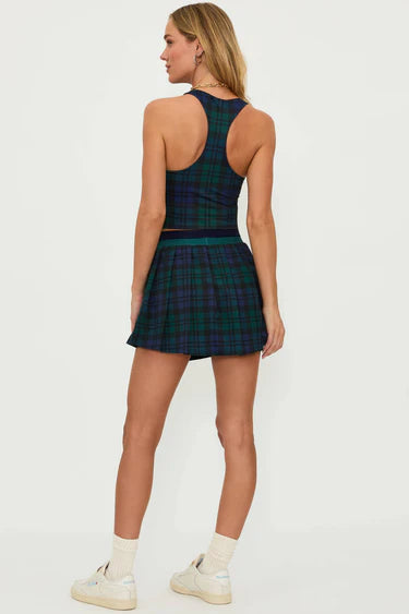 Yara Top-Wintergreen Plaid