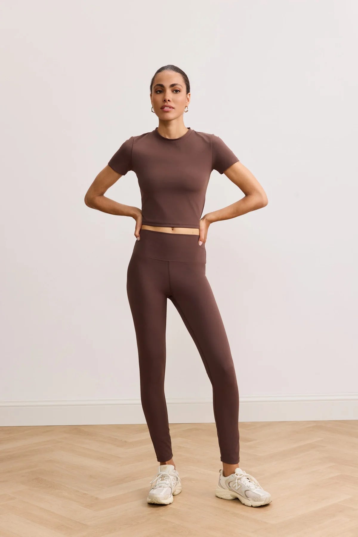 River Lift High Waisted Legging-Chocolate