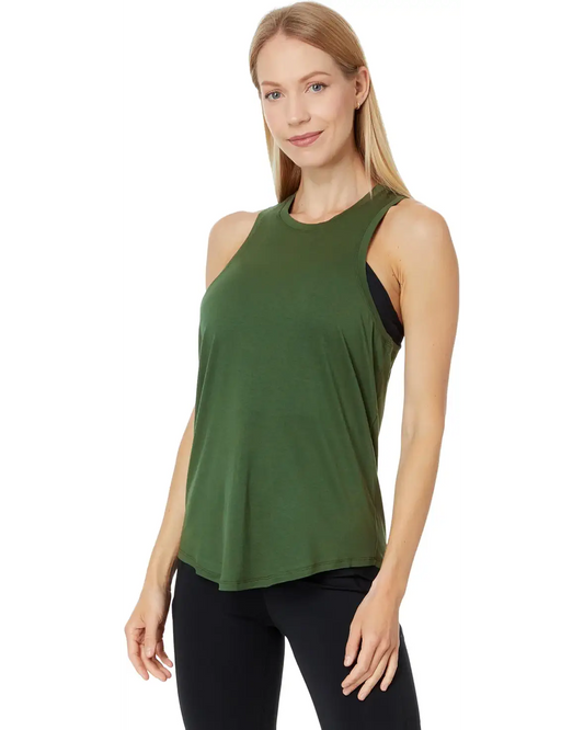 Toni Jersey Tank- Olive