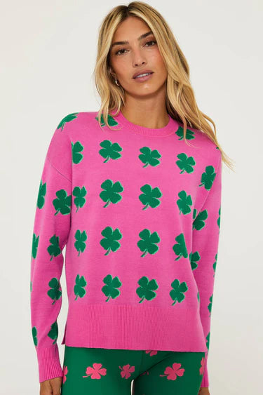 Callie Sweater Lucky Pink