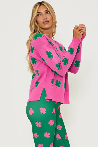 Callie Sweater Lucky Pink