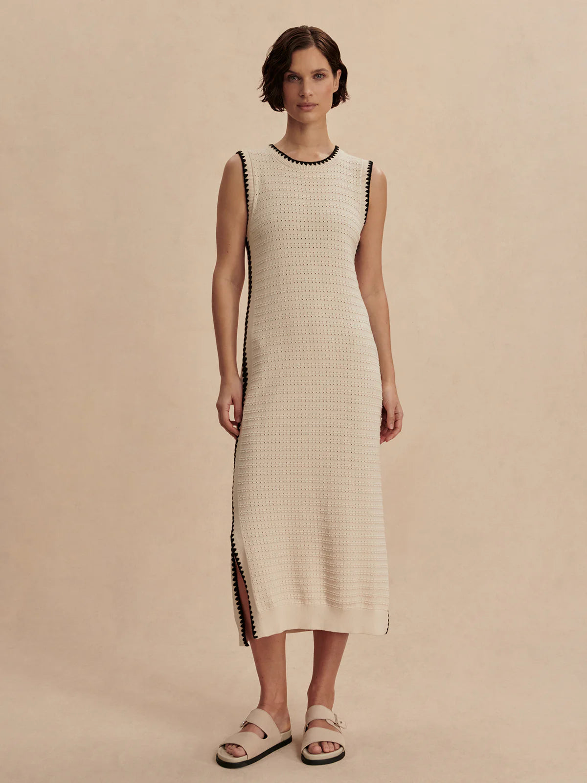 Dwight Tank Knit Midi Dress-Birch