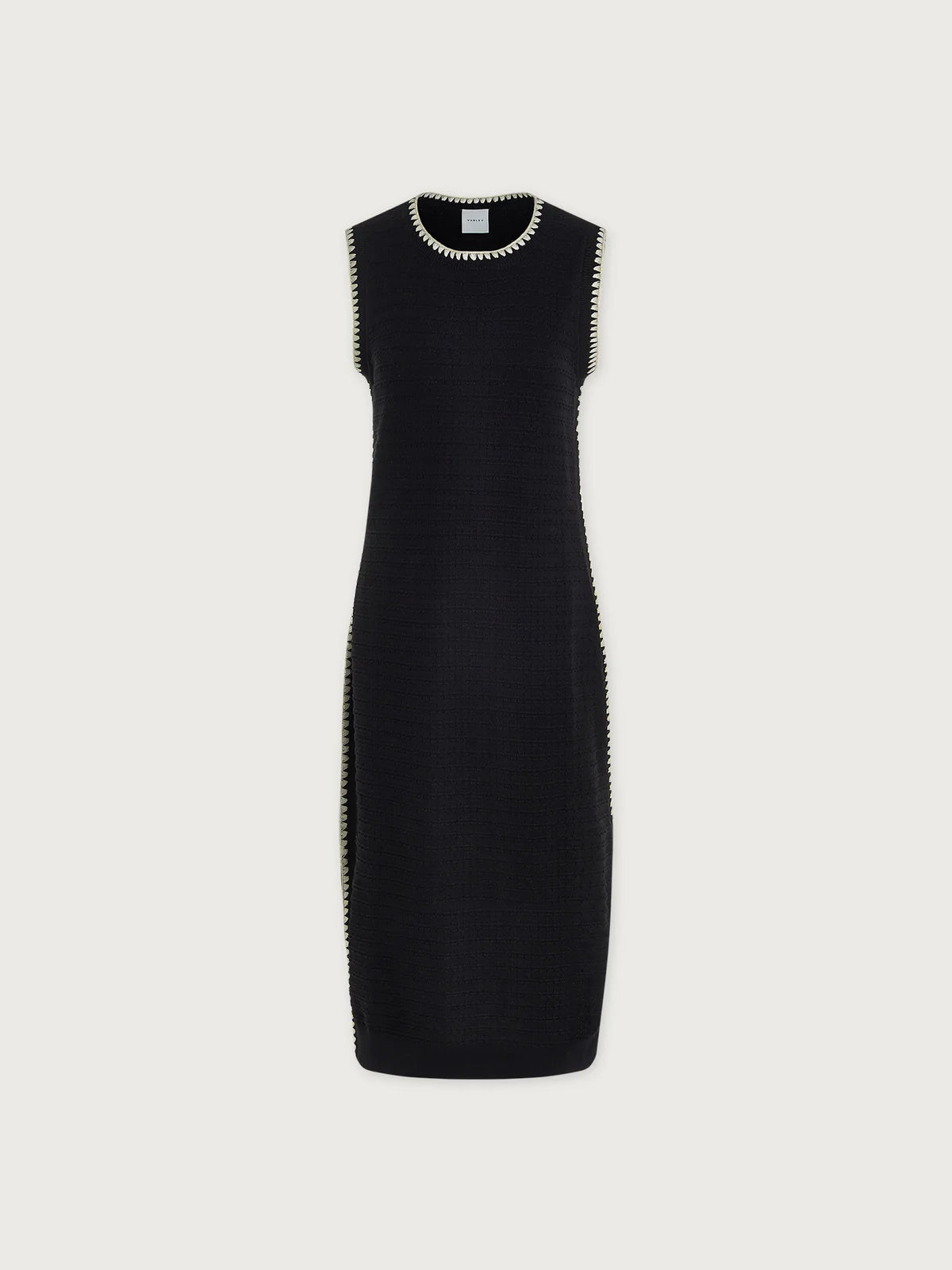 Dwight Tank Knit Midi Dress-Black