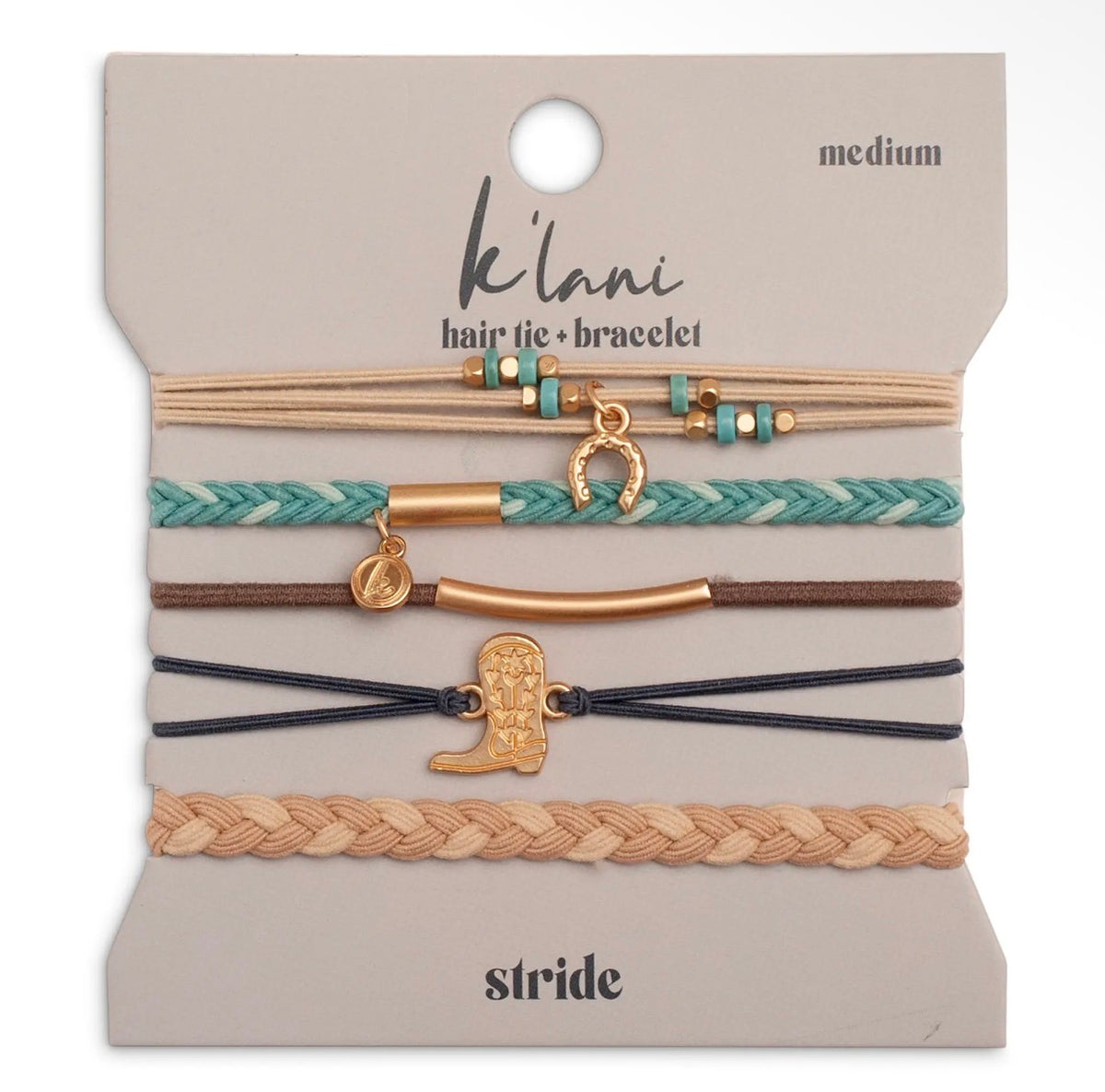 “Stride” hair tie bracelets