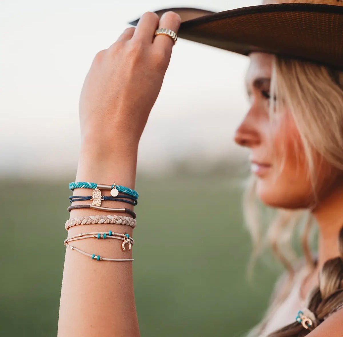 “Stride” hair tie bracelets
