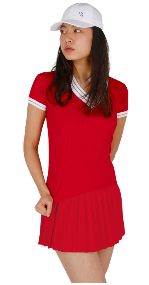 Chantal skirt-red