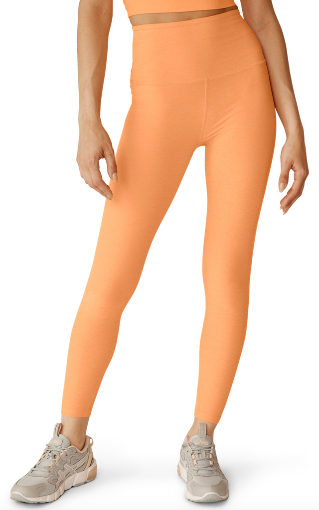 Spaced Caught in the Midi High-Waisted Legging- Marmalade Heather