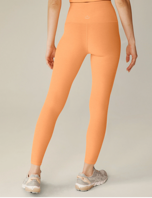 Spaced Caught in the Midi High-Waisted Legging- Marmalade Heather