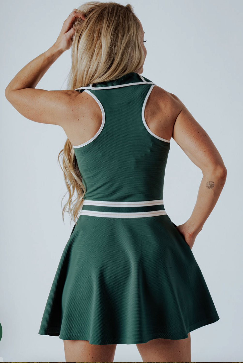 Dame Dress-Green