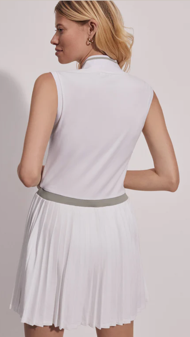 Suki Court Dress 31.5"-White
