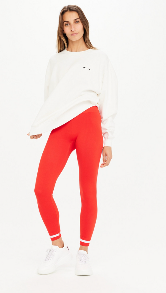 Form Seamless 25in Midi Pant-Red