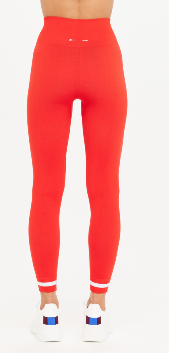 Form Seamless 25in Midi Pant-Red