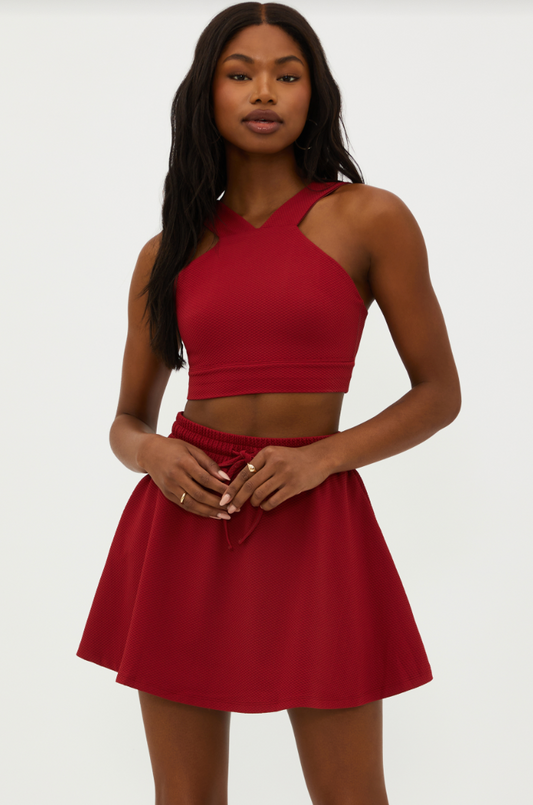 Adia Top- Rio Red Waffle