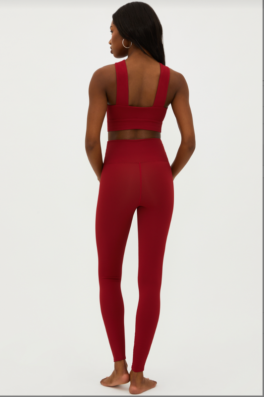 Piper Legging Rio Red Waffle