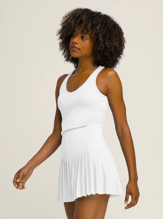 Midtown Tennis Dress-white