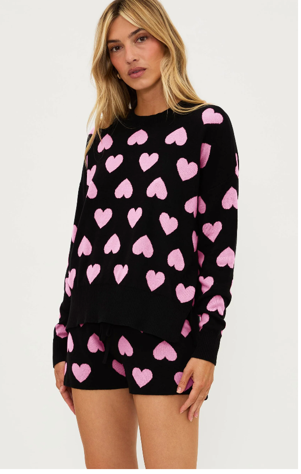 Callie Sweater- Love Hearts