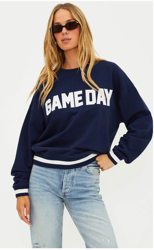 Devyn Sweatshirt GAME DAY - Navy