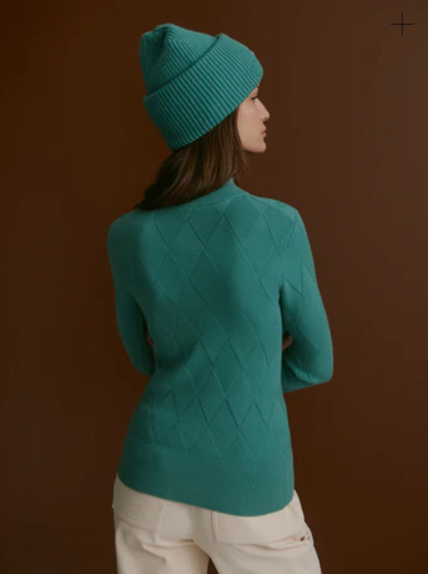 Lawson Half-Zip Knit- Deep Sea