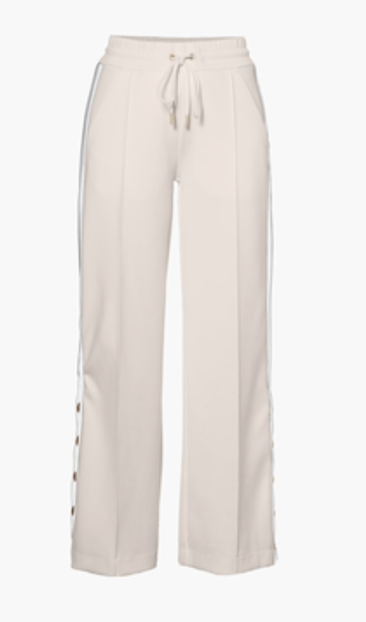 Grimaud Wide Leg Track Pants- champagne
