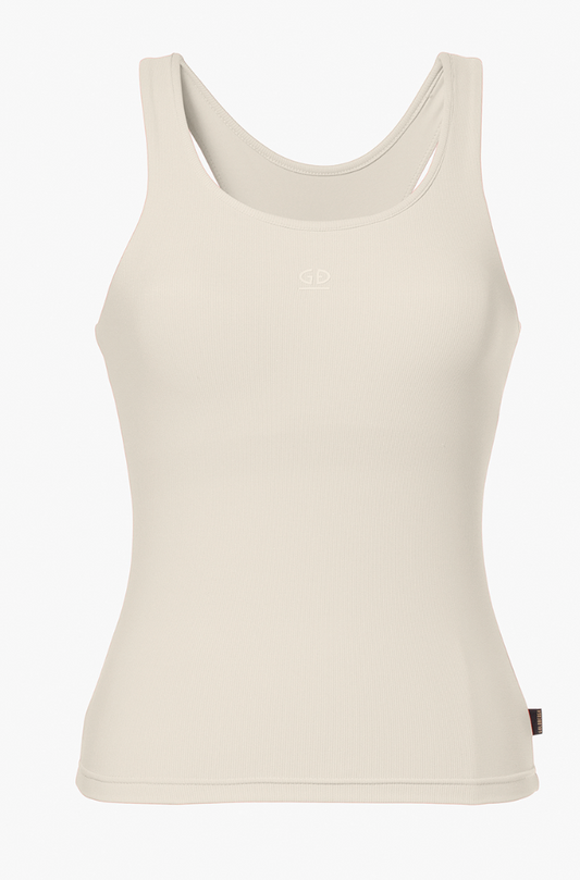 Manon Tank With Bra- Champange