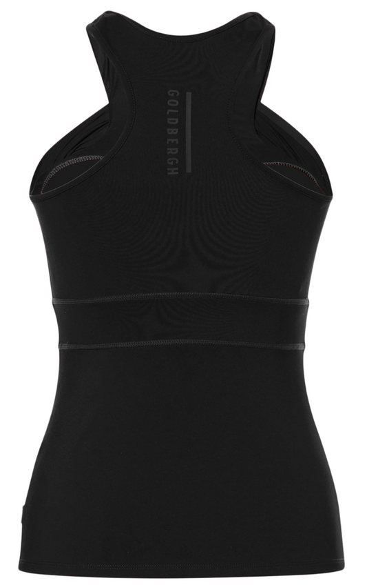 Art Drape Tank-black