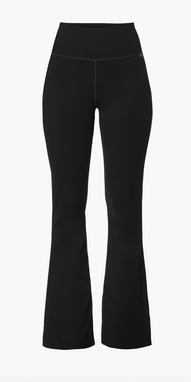 Lunge Flare Tights- Black