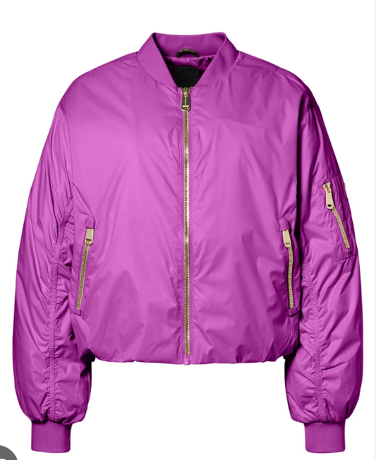 Isolana bomber jacket-Viola