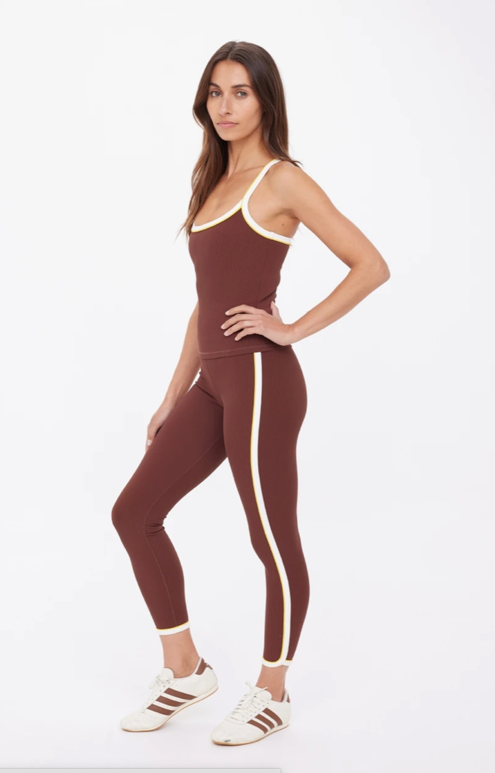 Rhythm Caleb Tank Top- Raisin