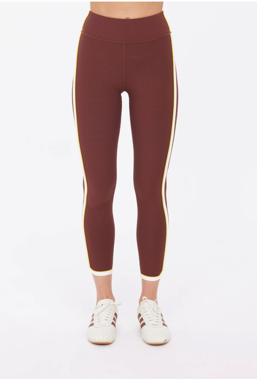 Rhythm 25in Midi Pant- Raisin