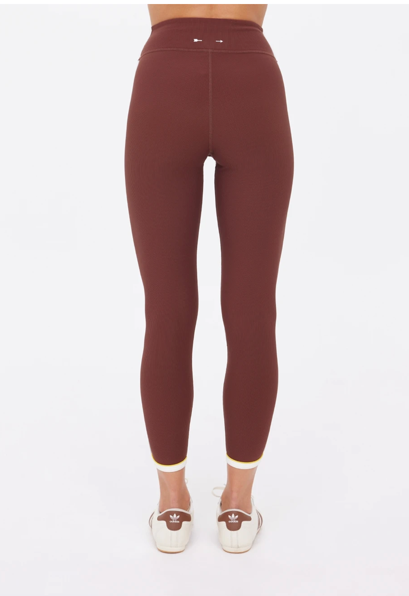Rhythm 25in Midi Pant- Raisin