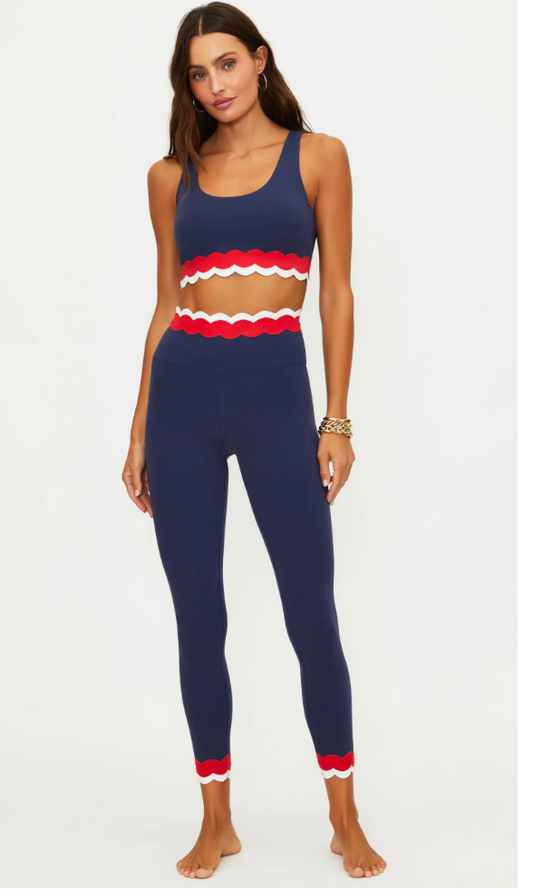 Stacy 7/8 Legging Twilight Firework Colorblock